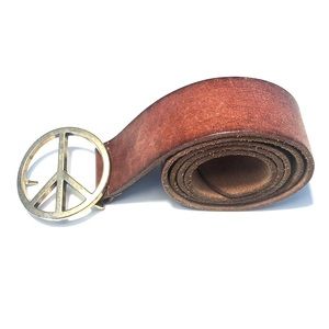Peace sign belt